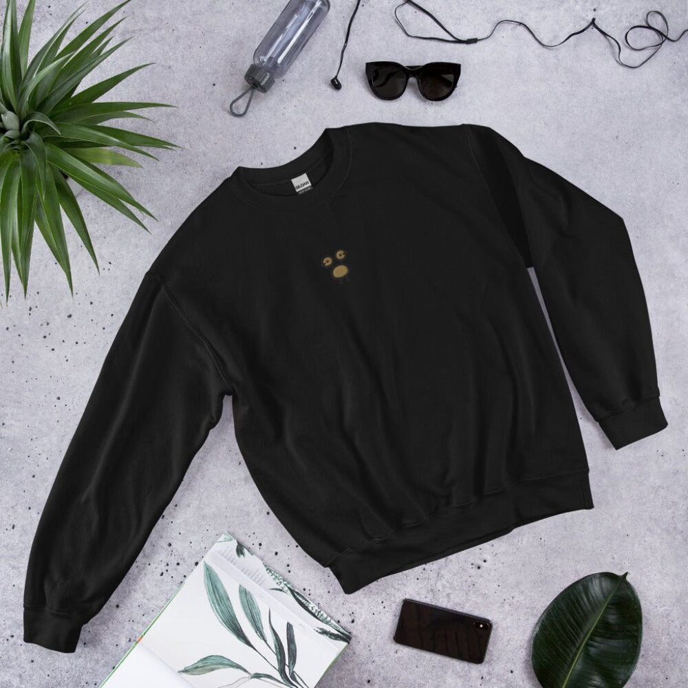Doduo Embroidered Pokémon Minimalist Gen 1 Style Cozy Retro Gift Sweatshirt 05